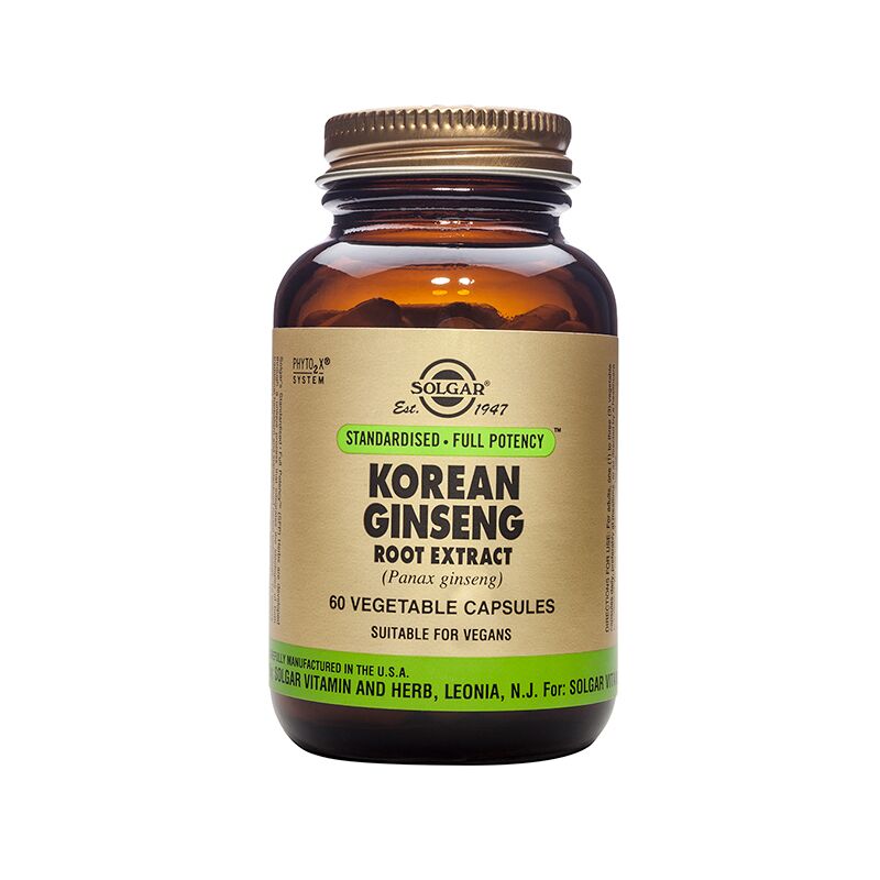 Solgar Korean Ginseng Root Extract Natural Supplements to Help Depression
