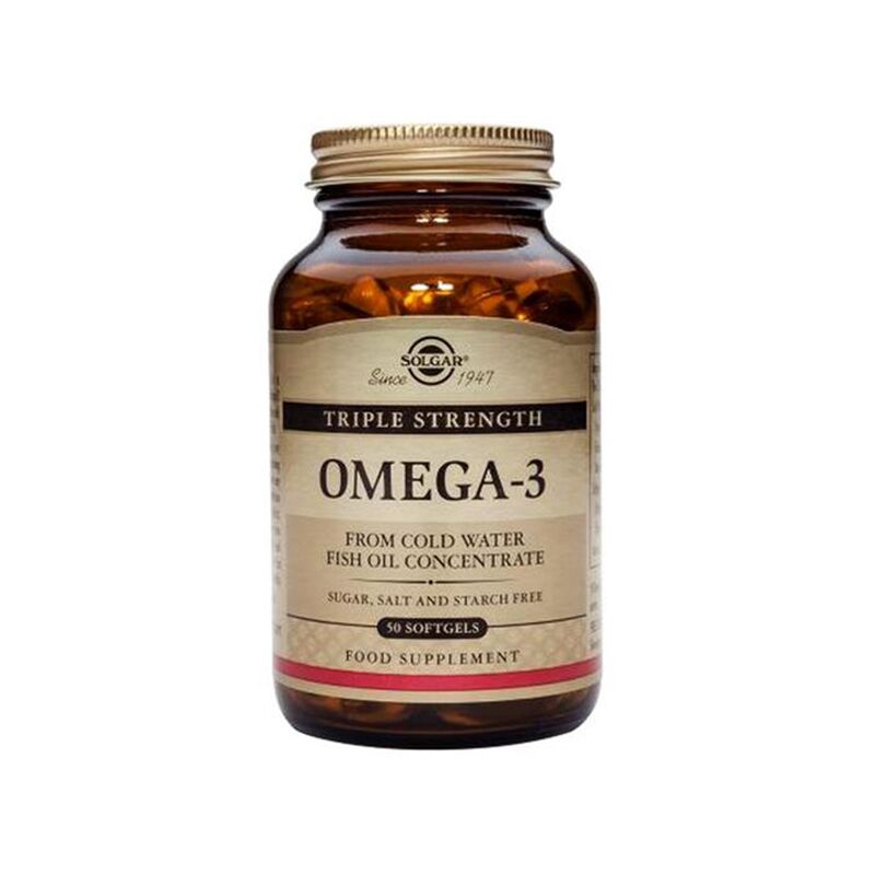 Solgar Omega-3 Triple Strength Natural Supplements to Help Depression